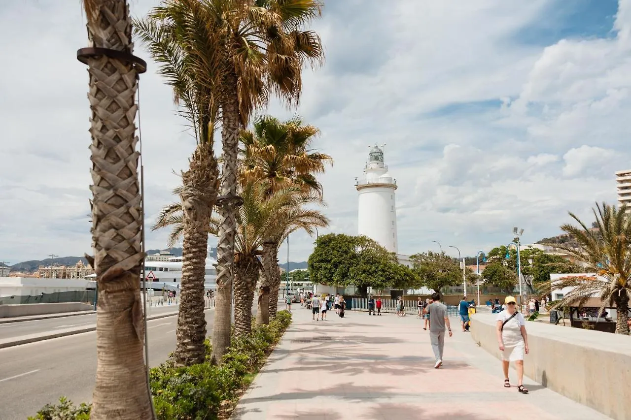 In The Historic Center Of Malaga, Very Close To The Beach And The Ave Train Station, With Private Parking Апартаменты Малага